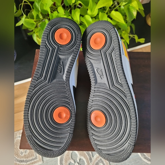 Nike Air Force 1 Low Sunburst  Mens Sneakers CK9282-100 - Picture 7 of 9